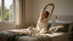 Börja dagen utan stelhet: en enkel sänggymnastik för alla